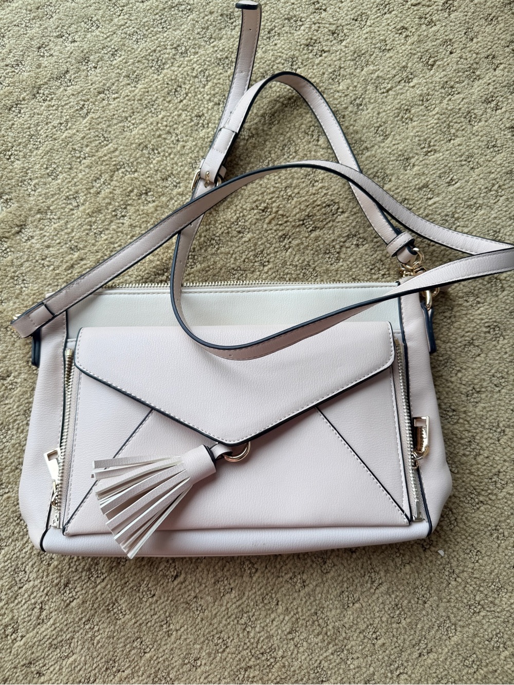 Poppy & Peonies Blush Crossbody 4 in one.
